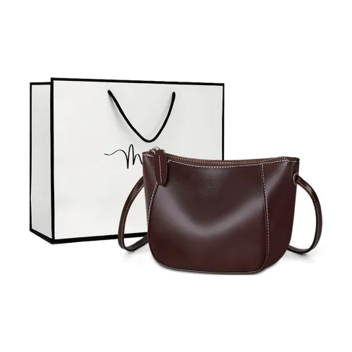 MILLIE'S Сумка через плечо из коровьей кожи сумка-пельмени стандартная женская винно-кофейный черный