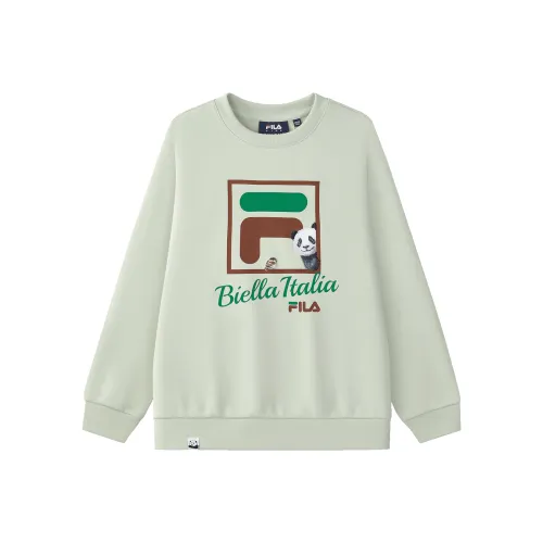 FILA KIDS Удобные Зеленые Толстовки для школьного возраста