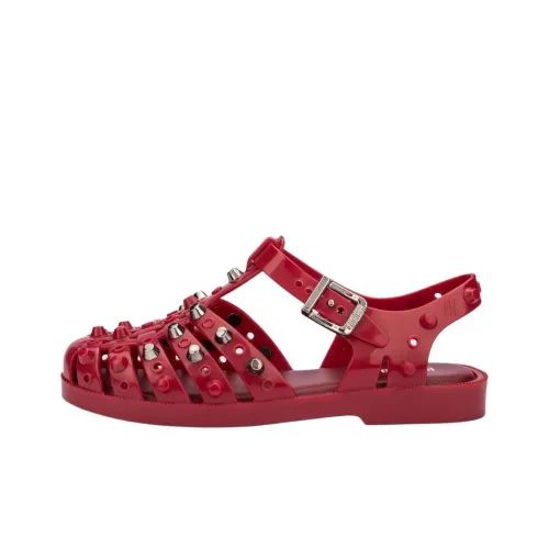 Melissa Possession Заклепки Сандалии в римском стиле Женские Красный