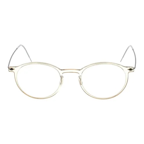 LINDBERG Титан Овал Оправы для очков Унисекс Бежевый