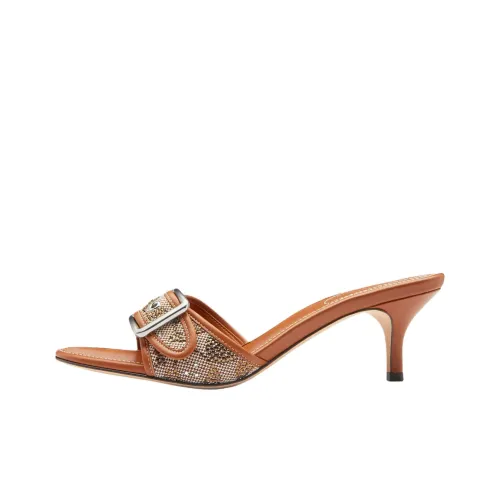 COACH Margot Слипоны 5,7 см Женские Коричневый