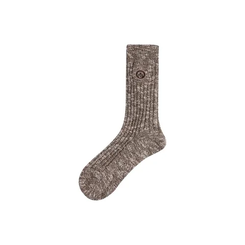 KITH Collaboration 1 Pack Gray Brown Men's MID Shin Носки