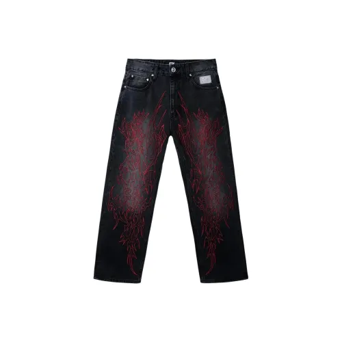 Revenge Черные Мужские Джинсы