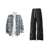 Washed Blue+Black Pants  
Вымытые синие+черные штаны