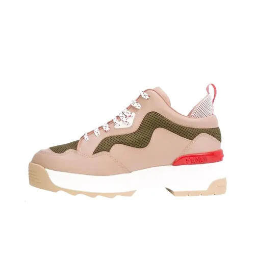 FENDI T RE Low Топ Повседневная обувь Женская Розовая