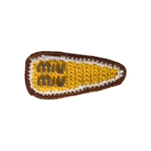 MIU MIU Металл Заколки для волос Женские Золото