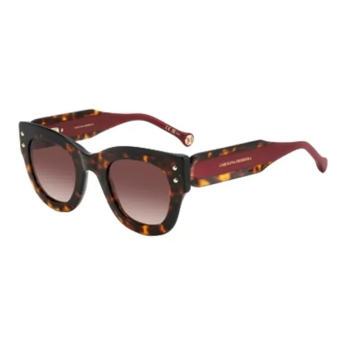 CarolinaHerrera OVAL SUNGLASSES Унисекс Tortoiseshell