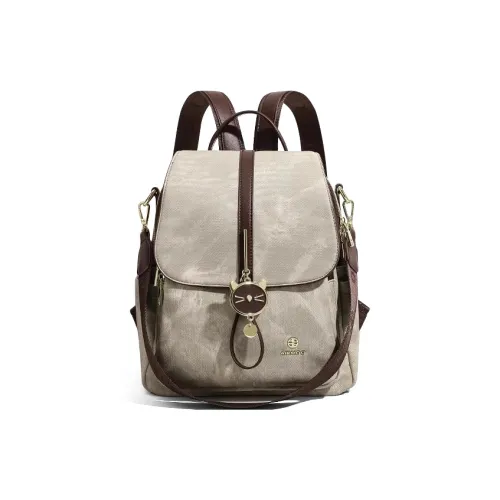 CLEVER KETCH ПУ (полиуретан) Рюкзак Ноутбук Сумка Стандартная Женская Зеленая