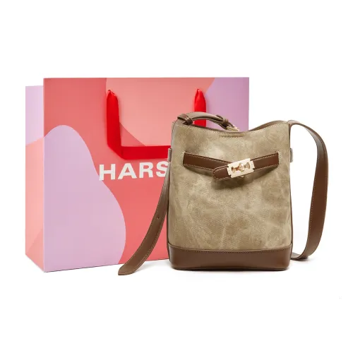 HARSON Сумка через плечо из синтетической кожи ведрообразная сумка сумка на плечо стандартная женская коричневая