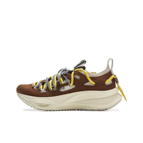 Подкладка Износостойкая Дышащая Низкий Топ Повседневная Обувь Унисекс Каштановый Bark Коричневый Белый Birch Серый