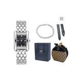 Премиум черный винтаж маленькая круглая сумка коробка