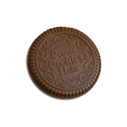 YUNNA Минималистский стиль Милый Орео Шоколад Cookies Зеркальце На открытом воздухе Портативное Карманное зеркало Мини Складной Зеркало для макияжа