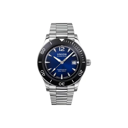 UNION GLASHUTTE/SA Автоматический Механический Мужской Часы из Коллекции Noramins 42 мм Синий