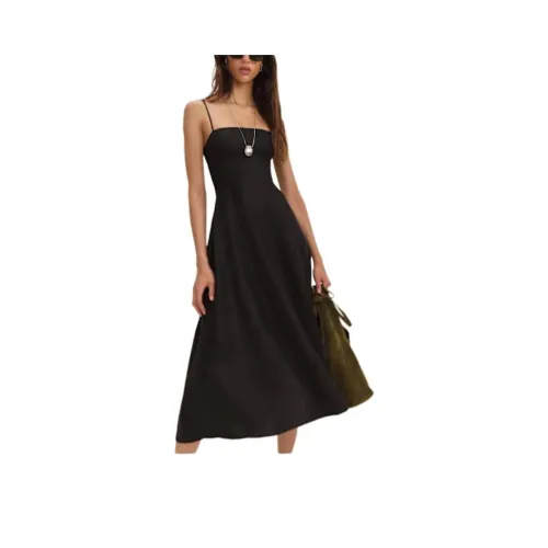 Reformation Monette Linen Dress Slip Dress Women's