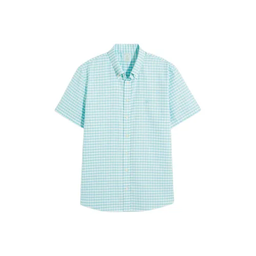 BROOKS BROTHERS Светло-зеленые Мужские Рубашки