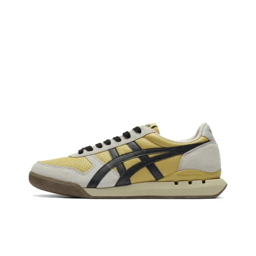 Onitsuka Tiger Ultimate 81 Устойчивый к истиранию Низкий Топ Повседневная обувь Унисекс Желтый