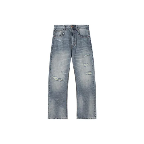 MOCHIN INRO Синие Женские Джинсы