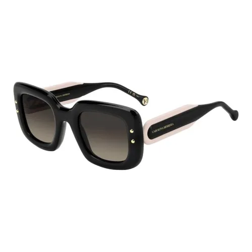 CarolinaHerrera Металл Переработанный ацетат Квадратные Солнцезащитные очки Женские Черный