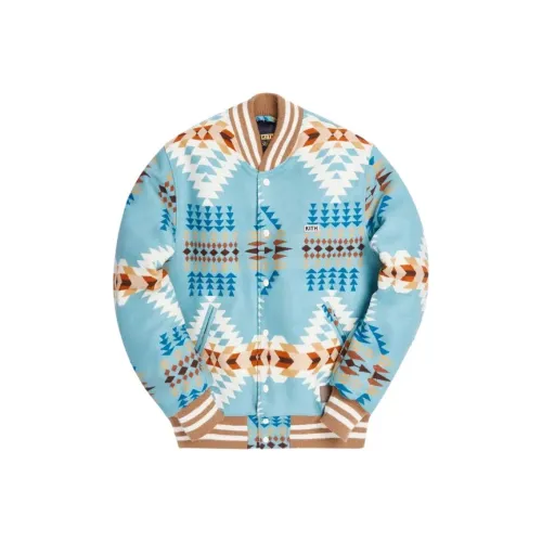 KITH Collaboration Aqua Blue Мужские Куртки