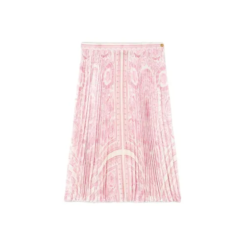 VERSACE Принт Умеренный Юбка Лето Детский Розовый