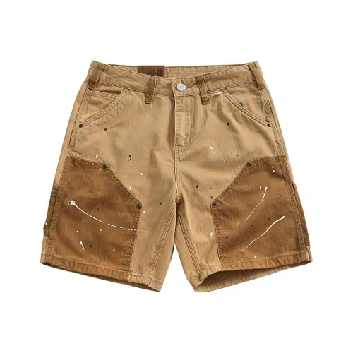 CAT'S PAW Хаки Унисекс Джинсовые шорты