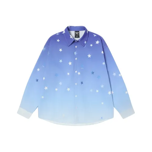 YONGYAN Синий Унисекс Рубашки
