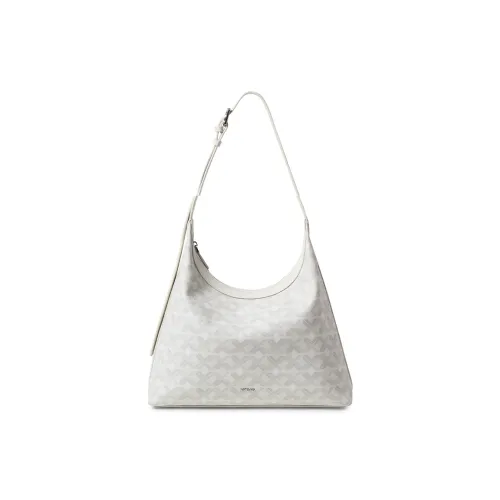 JONBAG Ткань Тоут Сумка Сумка для покупок Сумка на плечо Средний Женская Черный Экрю