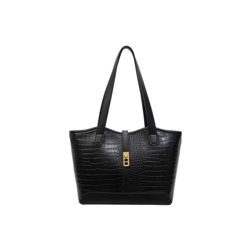 WHERE WHAT WHO ПУ (полиуретан) Сумка-тоут Сумка через плечо Стандартная Женская Черная Желтая Синяя Коричневая