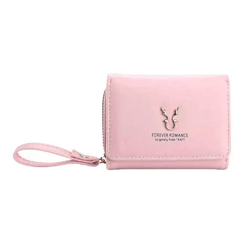 ALOENEY ПУ (полиуретан) Кошелек Стандартный Женский Розовый