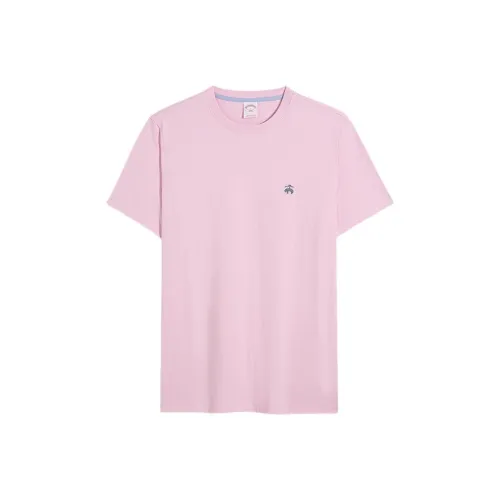 BROOKS BROTHERS Розовые Мужские T-рубашки