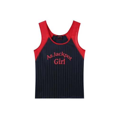 AJPG Темно-синие Женские Майки