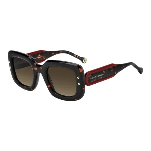 CarolinaHerrera Квадратные Солнцезащитные Очки Унисекс Черепаховый