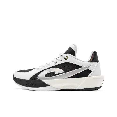 QIAODAN Баскетбольные кроссовки Low Топ Черный Jordan Белый Мужской
