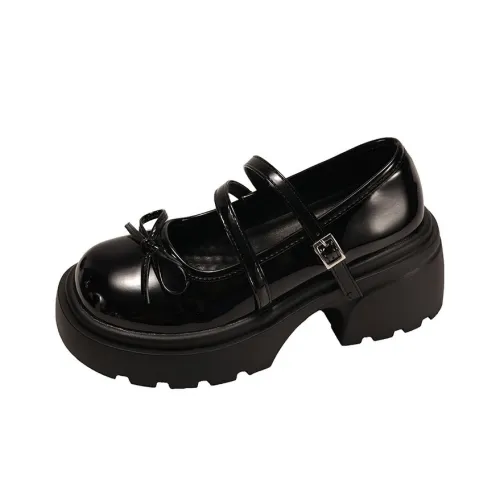 PARK DANCE Туфли Мэри Джейн с грубым каблуком Женские