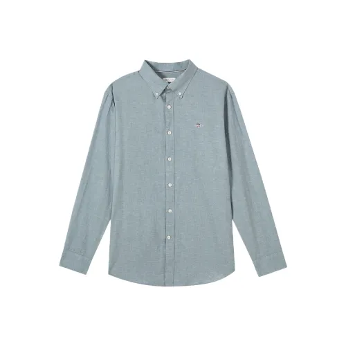 GANT 301 Зеленый Мужская Рубашка