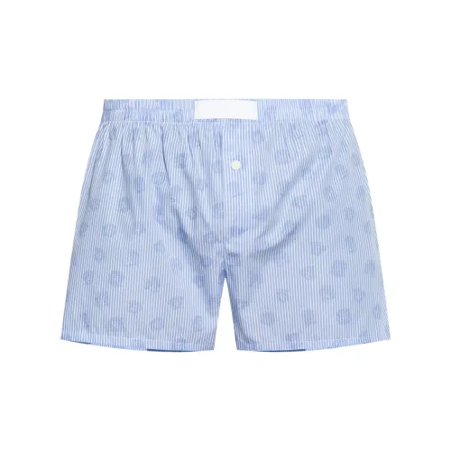 VERSACE SS25 Боксер-брюки Мужской Синий