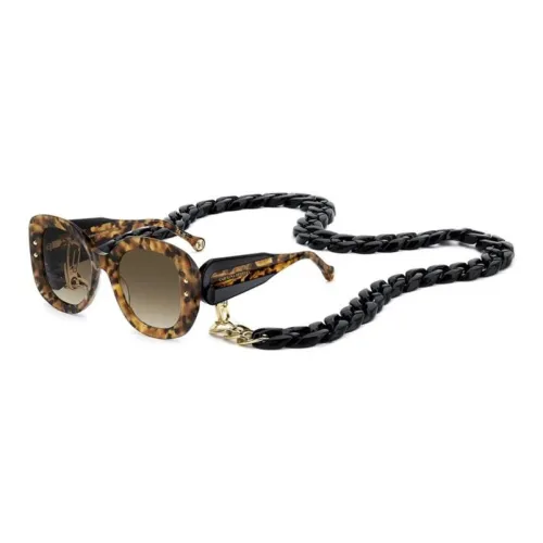 CarolinaHerrera Ацетат Нерегулярная форма Солнцезащитные очки Женские Черепаховый