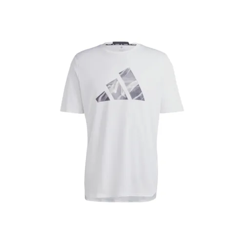 Adidas Hiit Белый Мужской T-Рубашка