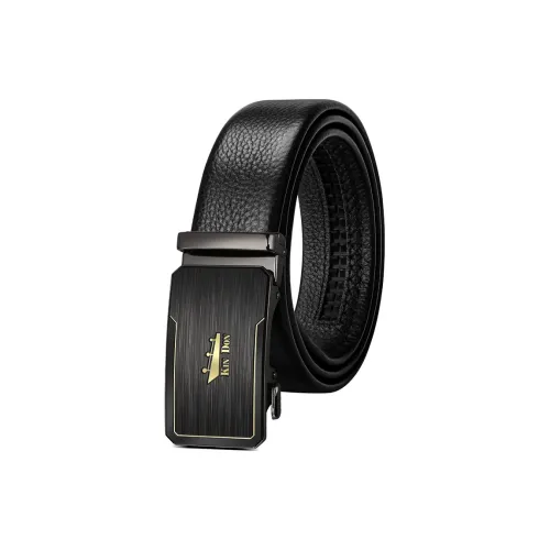 JINDUN Ремни из лощеной коровьей кожи Мужской 3,5 см