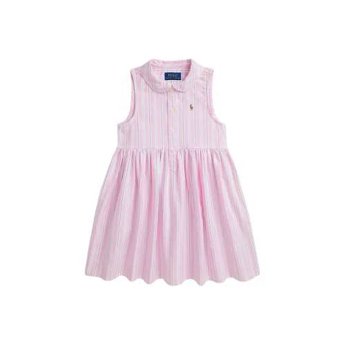 Polo Ralph Lauren Розовые Платья для Детей
