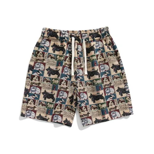 SOCKKEY Вышивка Собака Унисекс Повседневные шорты