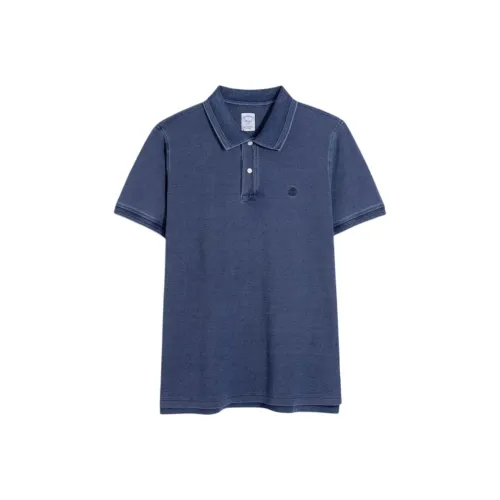 BROOKS BROTHERS Темно-синий Синий Мужское Поло