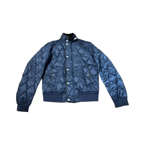 Burberry Морской Синий Мужской Пуховик