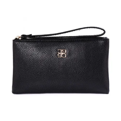 ALOENEY ПУ (полиуретан) клатч женский розовый черный