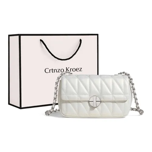 Crtnzo Kroez Сумка через плечо из синтетической кожи стандартная женская весенняя жемчужно-белая черная розовая