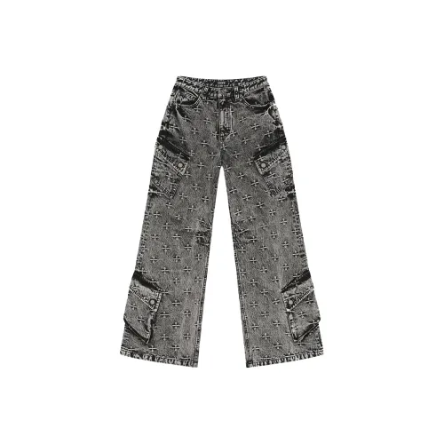 SMFK Джинсы Унисекс Шторм Сад Серый