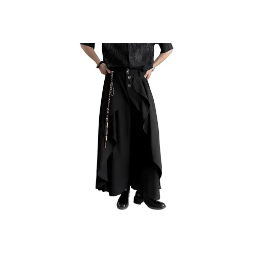 JIARONG Черный С подарками Аксессуары Унисекс Костюм Брюки