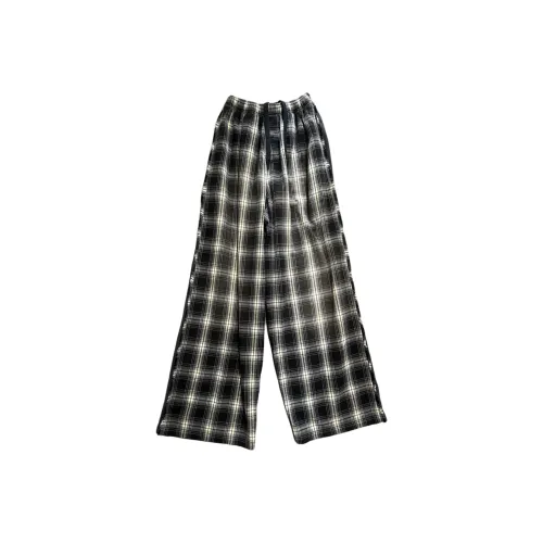 BALENCIAGA Черные/Белые Унисекс Повседневные Брюки