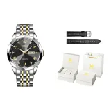 Черная кожа, ремень + коробка