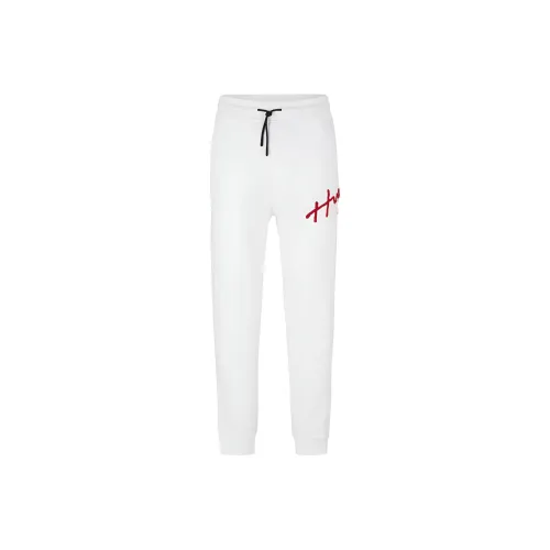 Hugo Boss Белые Мужские Вязаные Спортивные Штаны